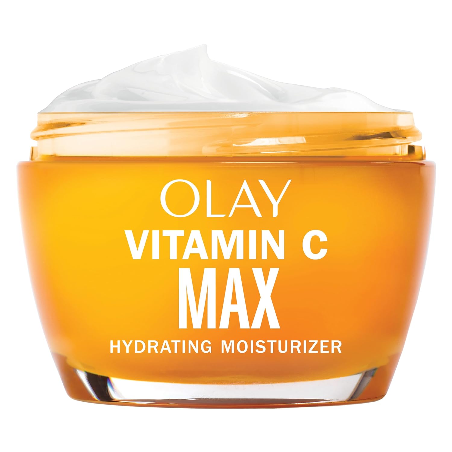 1 Olay Vitamin C MAX Face Moisturizer, Brightening Cream for Women, Hydrating, Evens Tone, Dark Spot & Hyperpigmentation Reduction, Glowing Skin Care - Niaciniamide, Peptides 1.7 Oz - Image 1