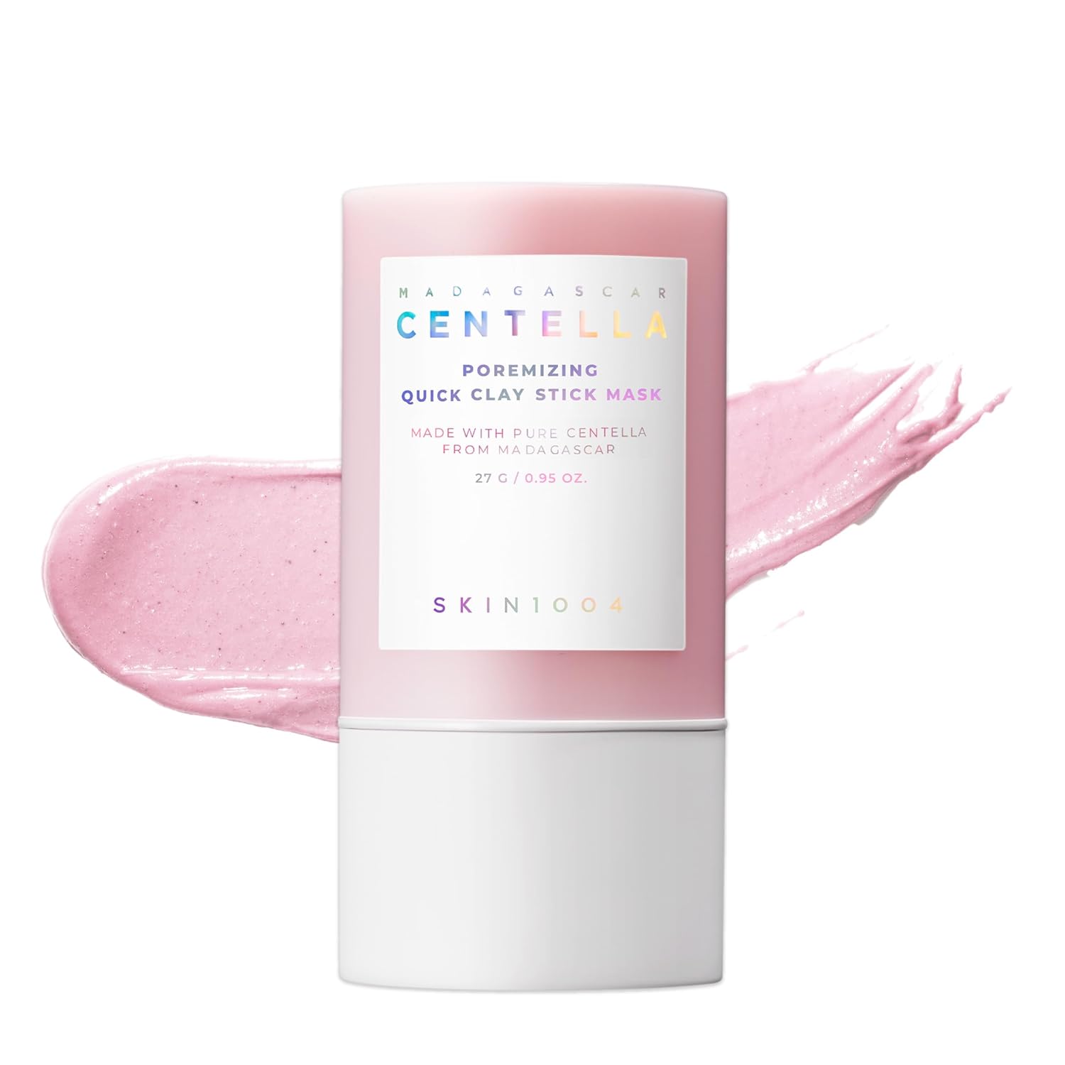 43 SKIN1004 Poremizing Stick Mask, Face Mask Skincare for Pore Minimizing, Facial Clay Mask with Centella, Pore Minimizer for Sebum Control, Pink Mud Mask, Korean Skin Care, 0.95 oz / 27g - Image 1