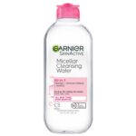 Garnier Micellar Water, Hydrating Facial Cleanser & Makeup Remover, Suitable for Sensitive Skin, Vegan, Cruelty Free, 13.5 Fl Oz (400ml)